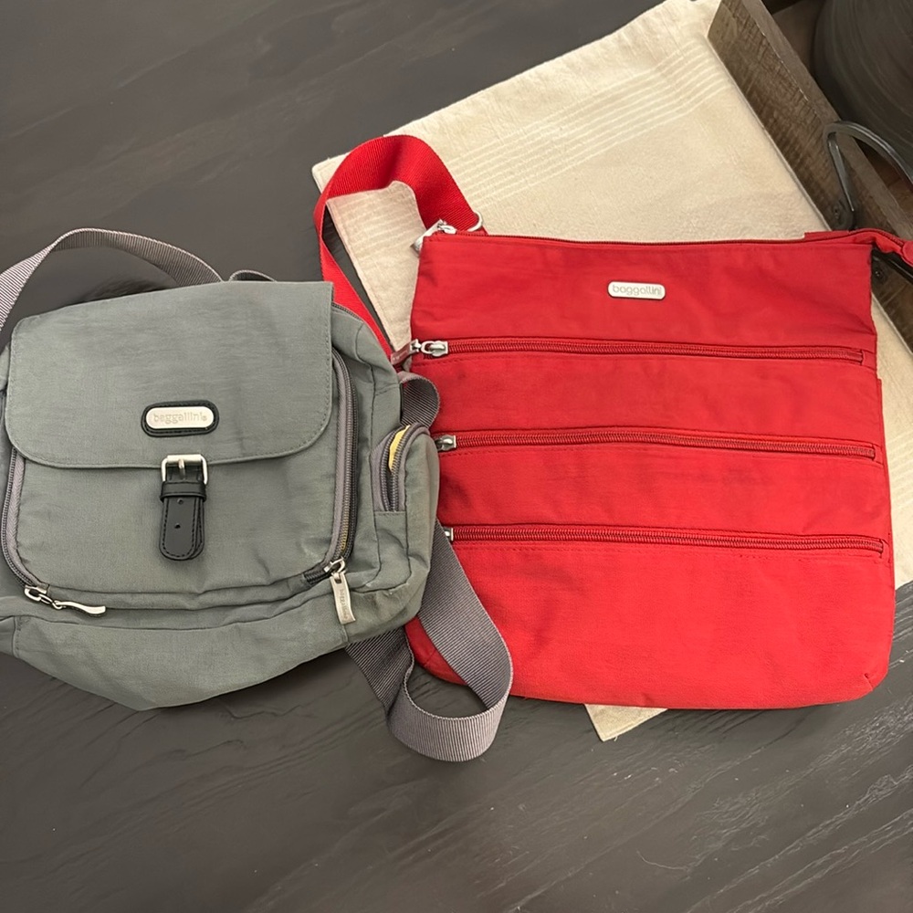 2 bagallini crossbody purses